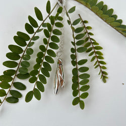 Kōwhai Pendant Silver