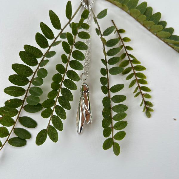 Kōwhai Pendant Silver