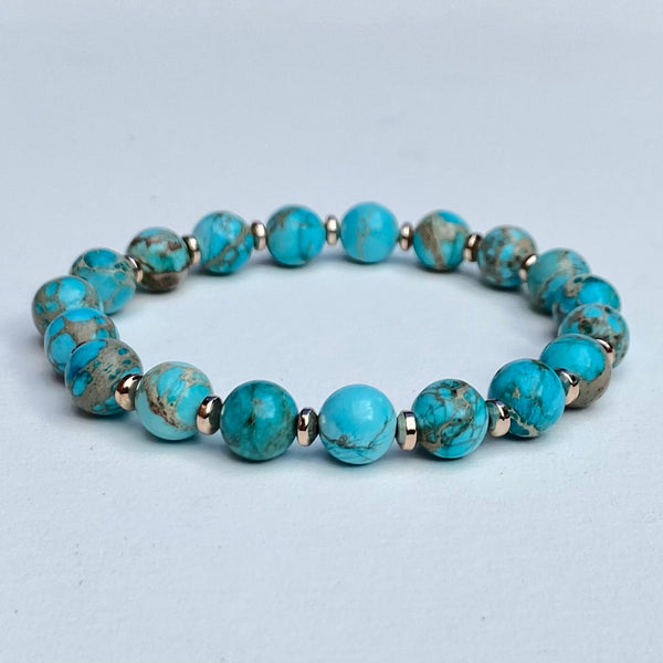 Gemstone Turquoise Bracelet