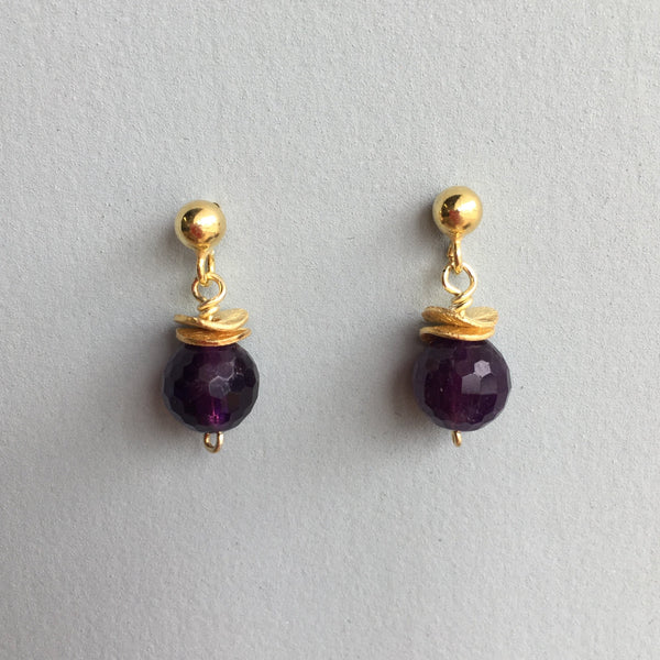 Amethyst Earrings Joanna Salmond Jewellery
