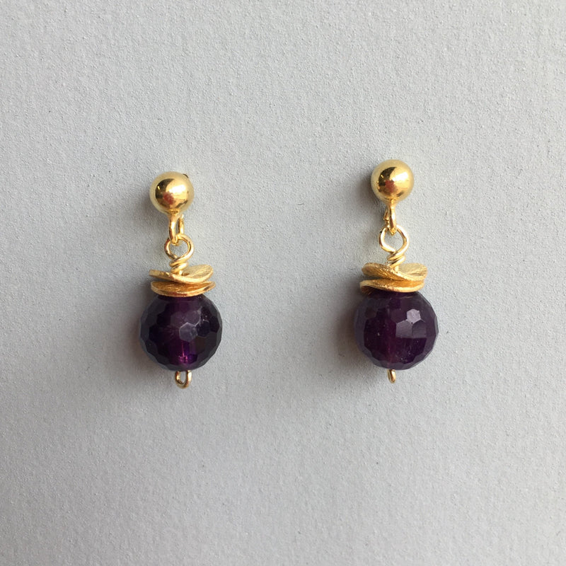 Amethyst Earrings Joanna Salmond Jewellery