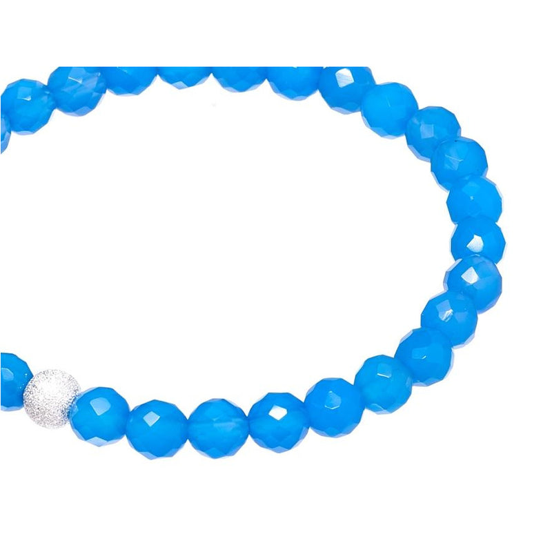 Gemstone Bracelet - Blue Agate