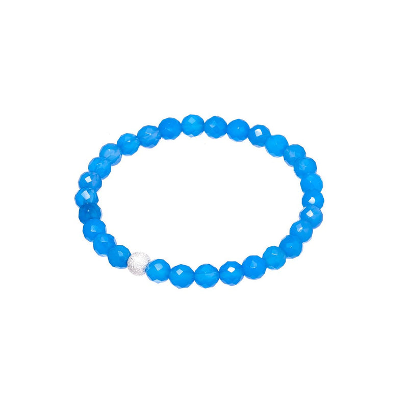 Gemstone Bracelet - Blue Agate