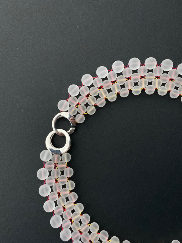 Matt Quartz Rainbow Necklace