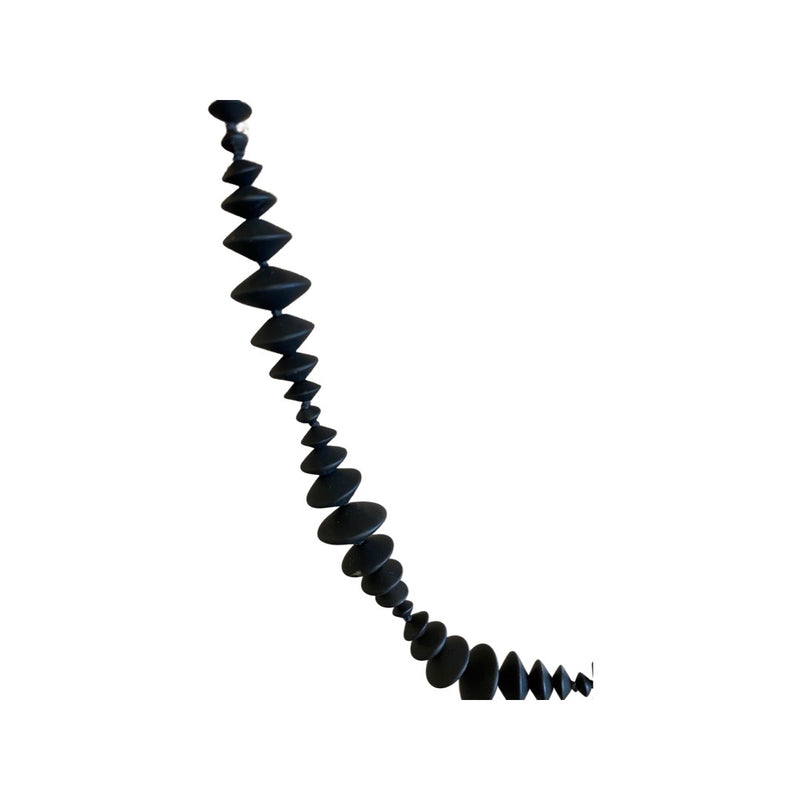 Onyx Abacus Necklace