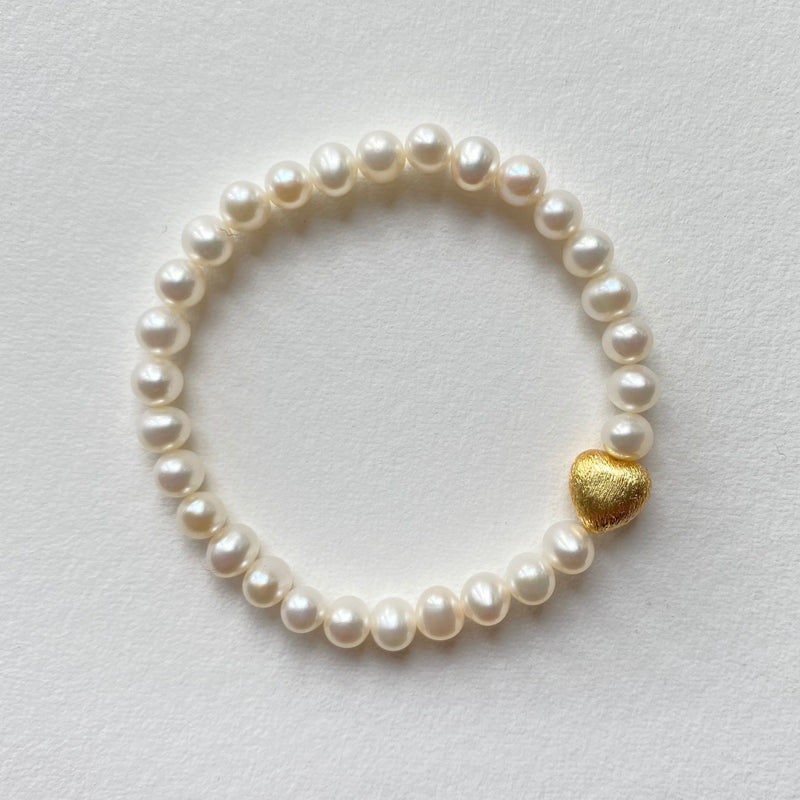 5.5-6mm Pearl Bracelet with Heart Clasp – Jae's Jewelers