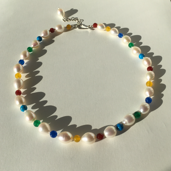 Jewel Pearl Necklace