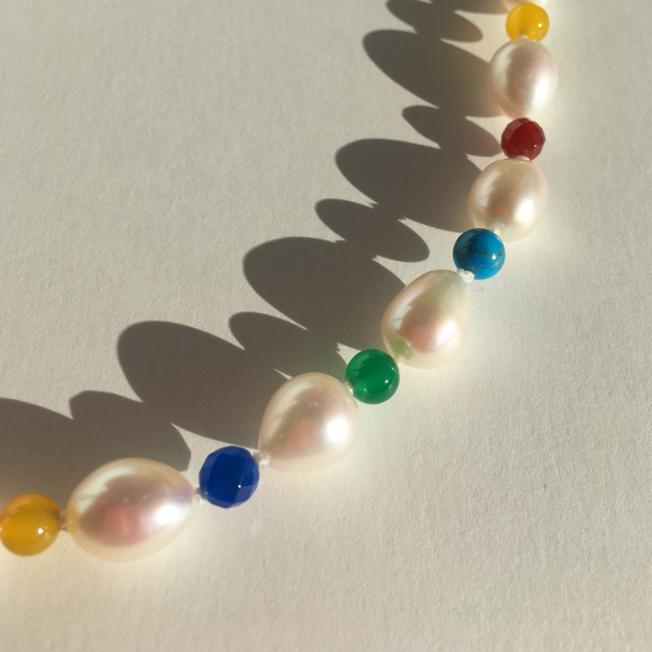 Jewel Pearl Necklace part