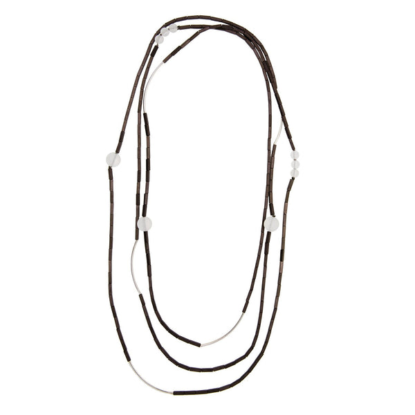 Wrap Metallic Necklace