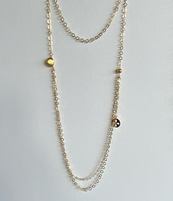 Gold Charmed Signature Necklace